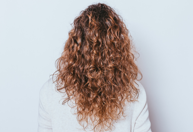 curly hair woman
