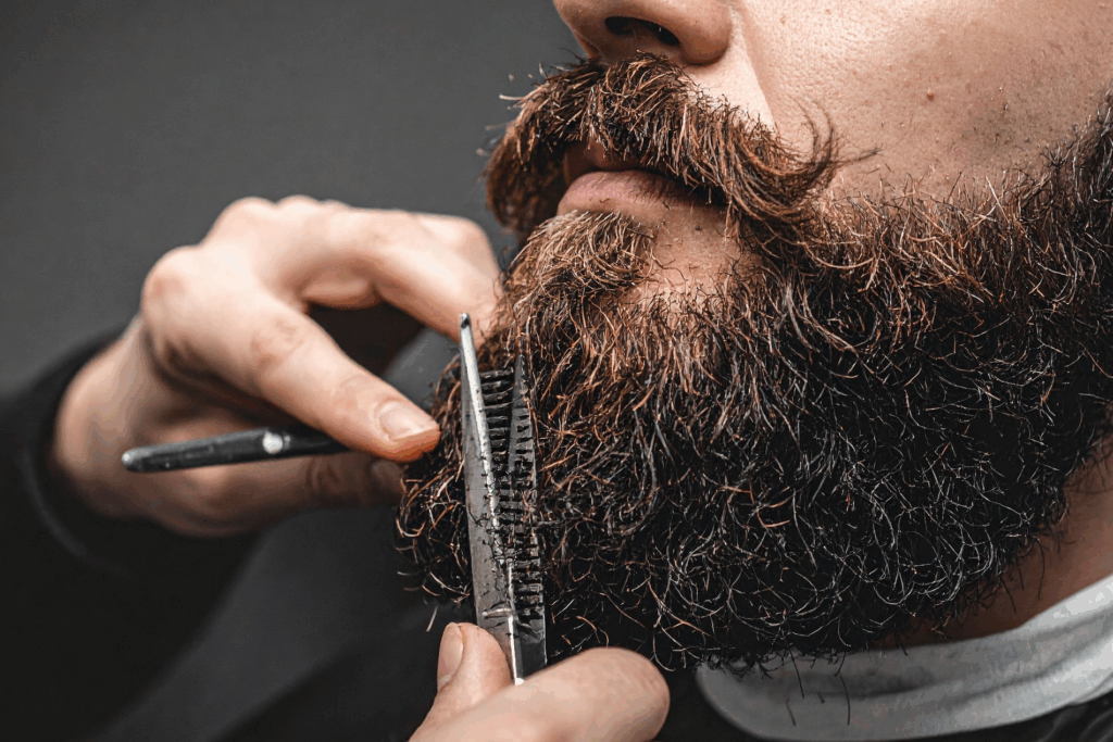 Scissor Trim Your Beard