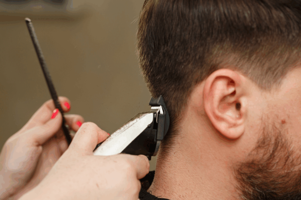 men haircut home barber